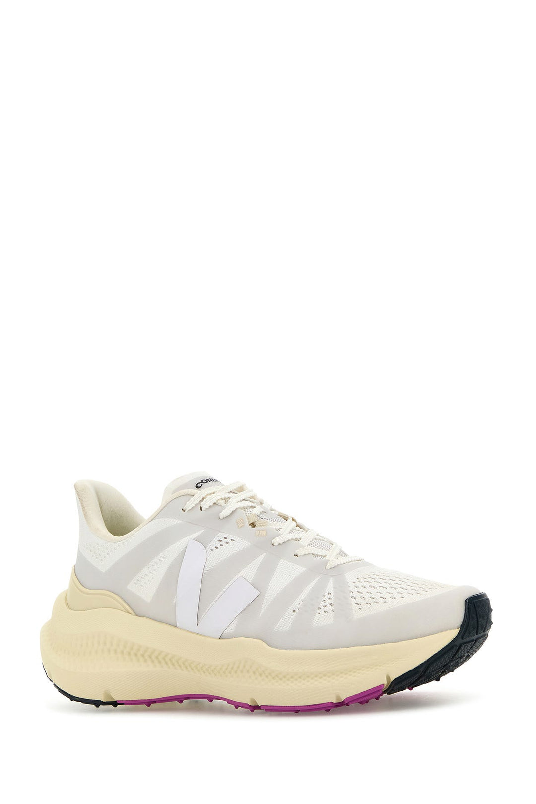 White fabric Condor 3 sneakers