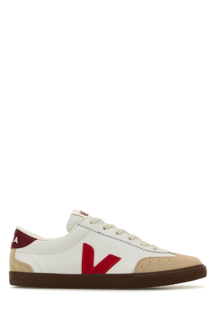 White leather Volley O.T. sneakers