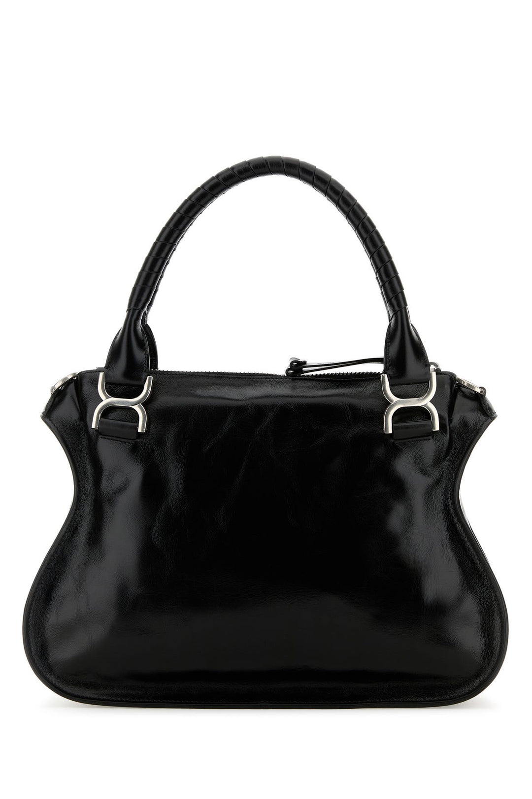 Black leather medium Marcie handbag