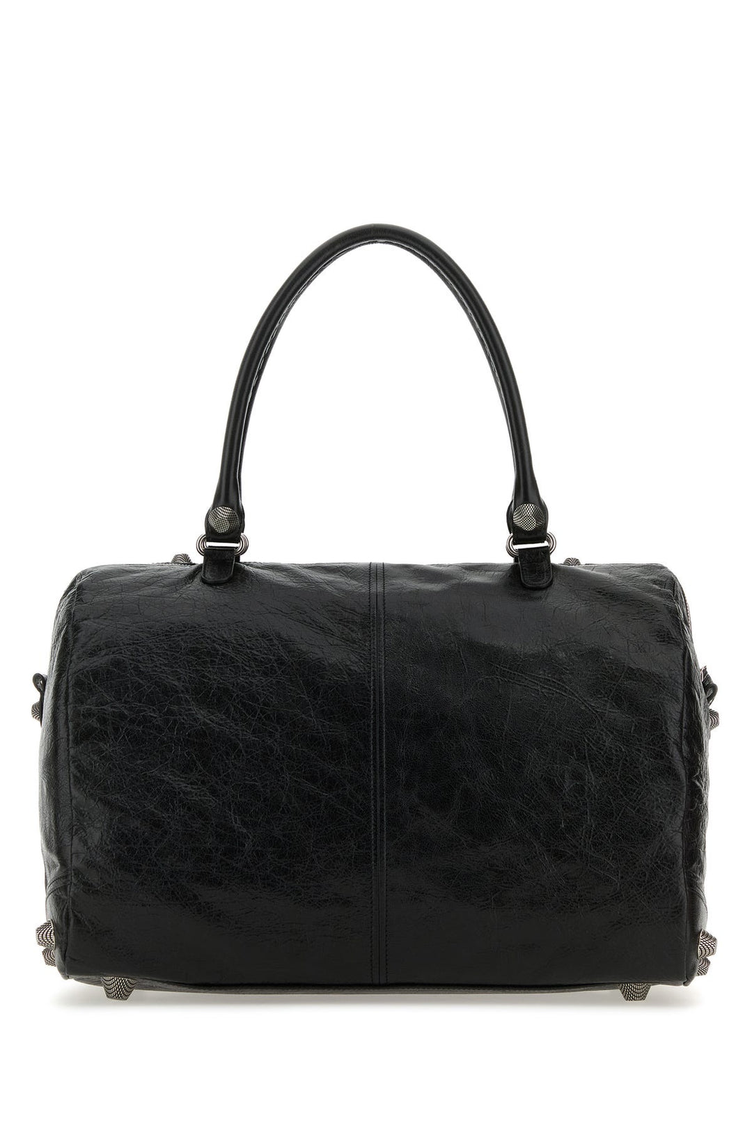 Black nappa leather Le Cagole shopping bag