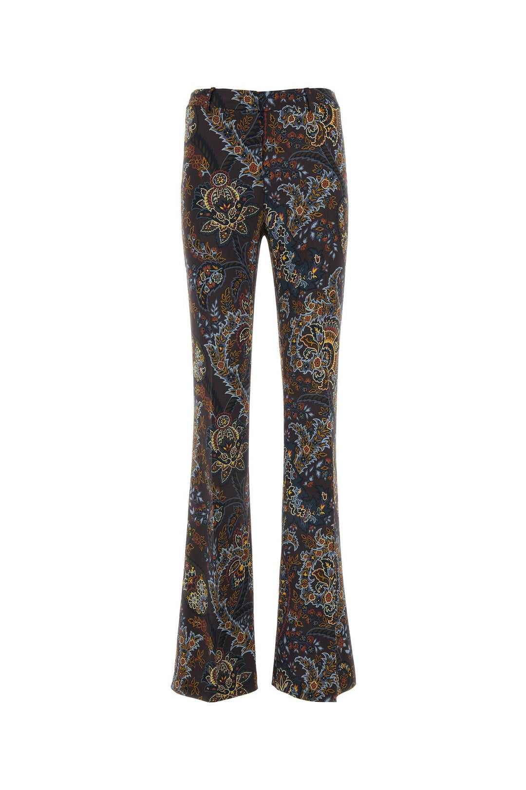 Printed stretch viscose pant