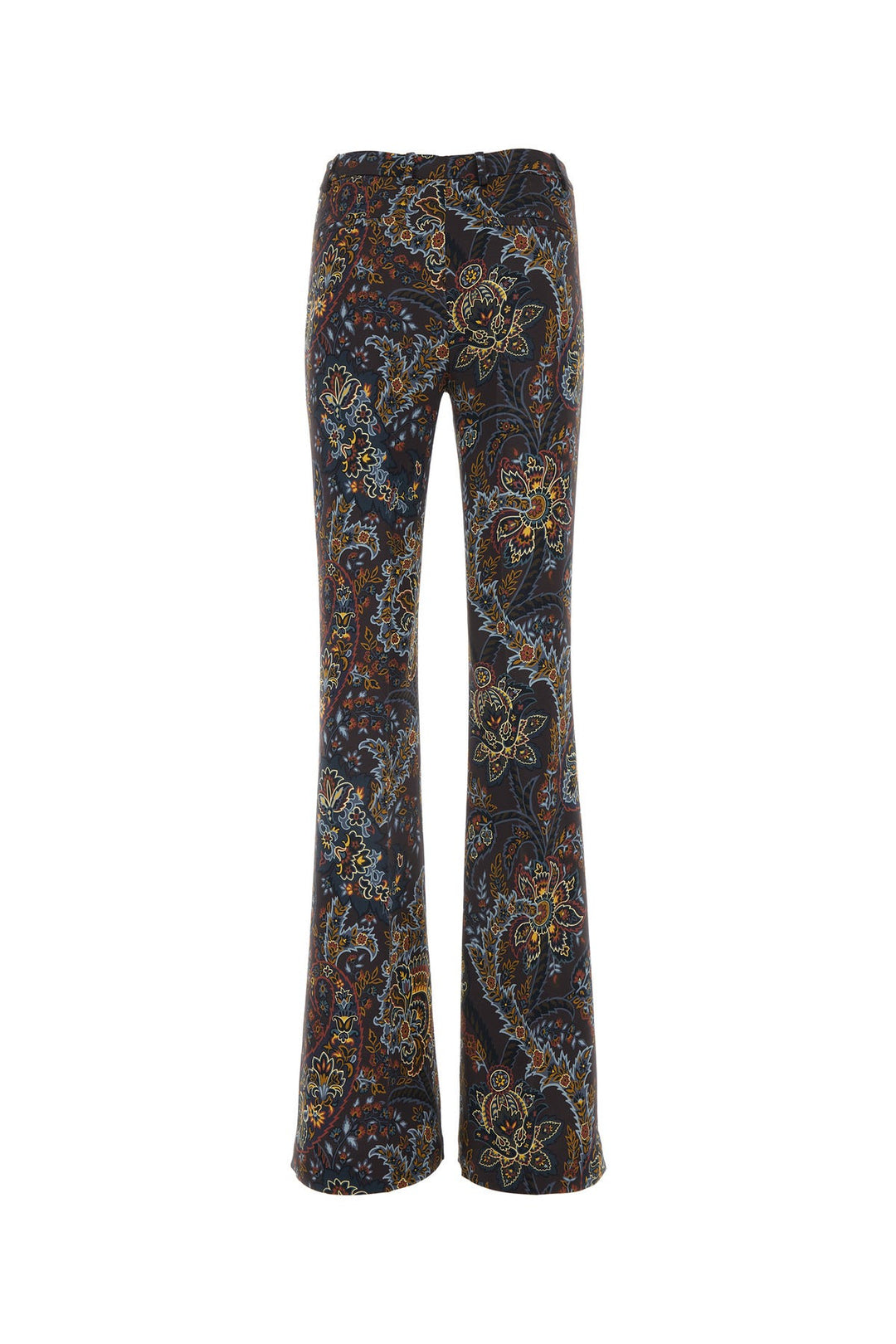 Printed stretch viscose pant