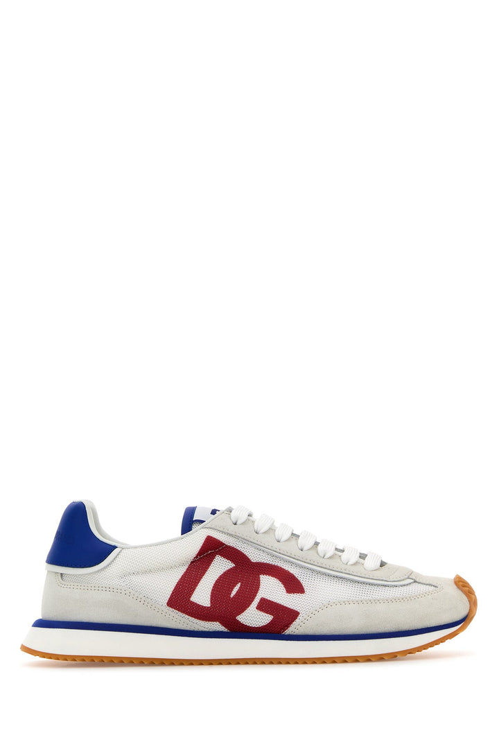 Multicolor suede and mesh DG Aria sneakers