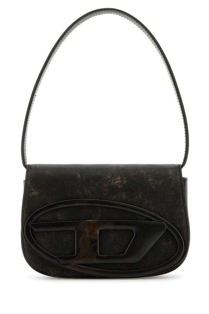 Printed synthetic leather 1DR shoulder bag