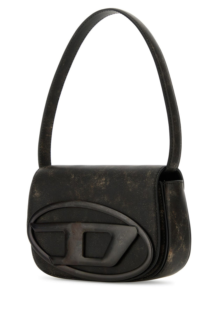 Printed synthetic leather 1DR shoulder bag