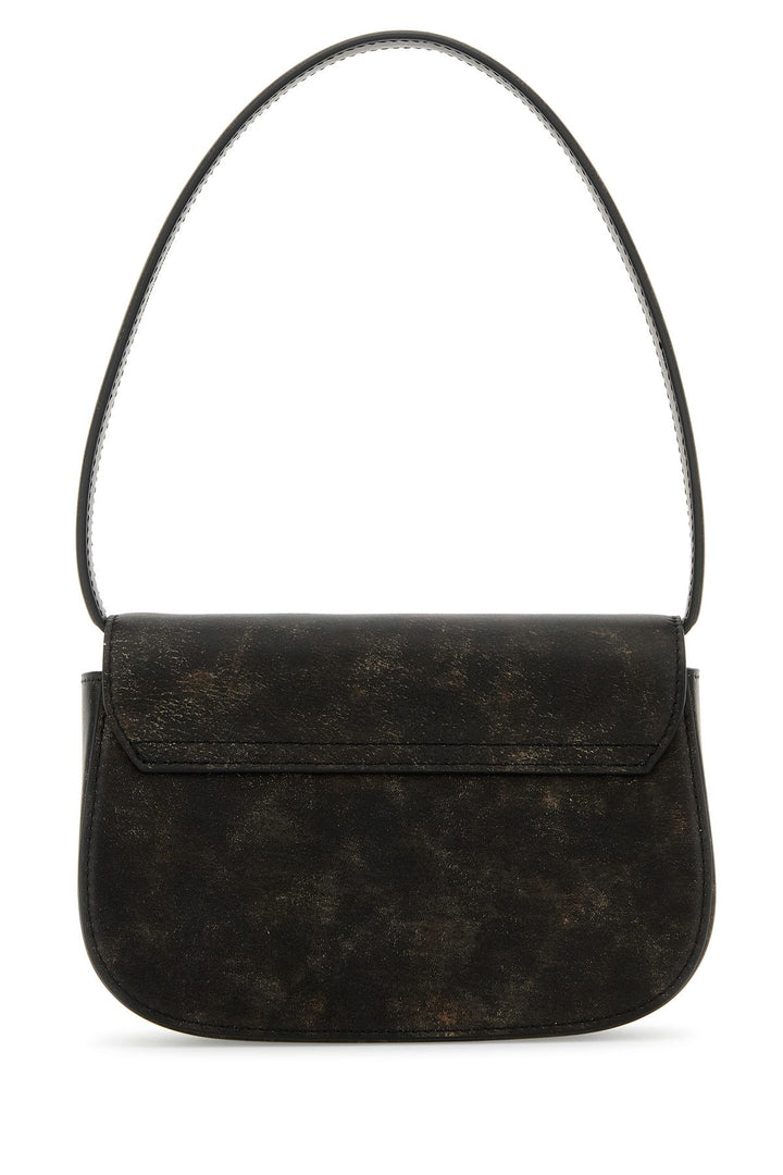 Printed synthetic leather 1DR shoulder bag