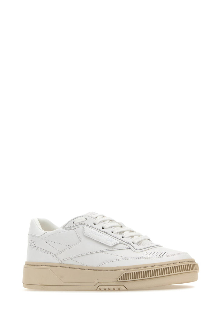 White leather Club C LTD sneakers