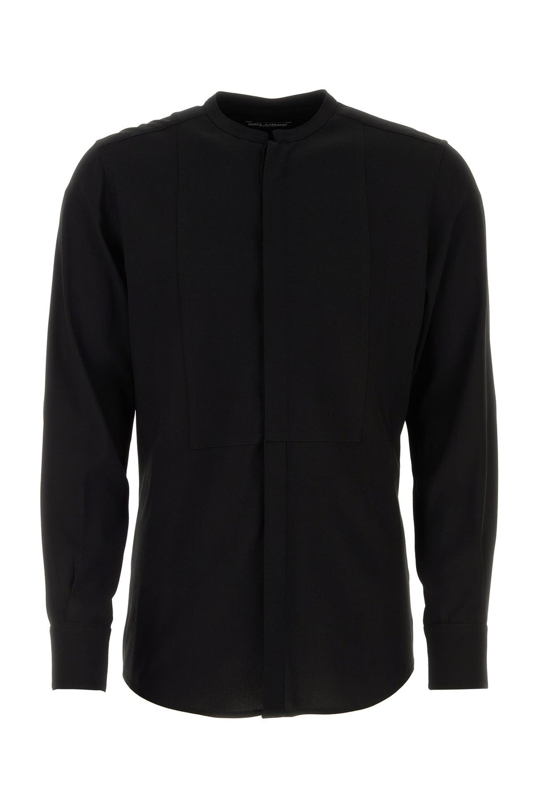 Black crepe shirt