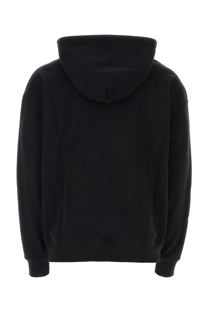 Black cotton sweatshirt