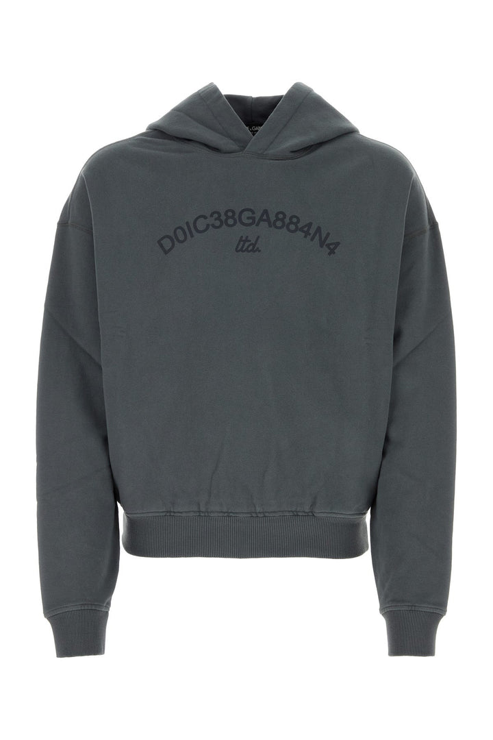 Charcoal cotton sweatshirt