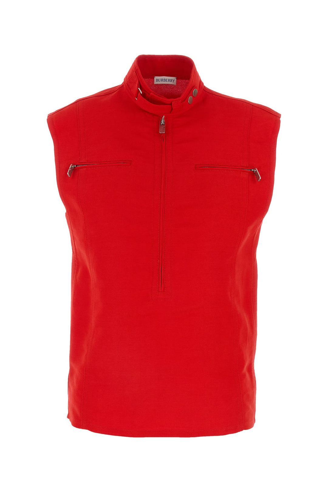 Red canvas vest