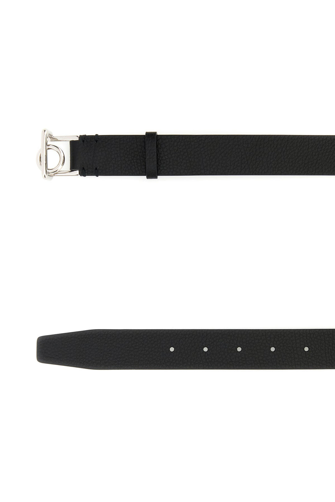 Black leather Rocking Horse belt