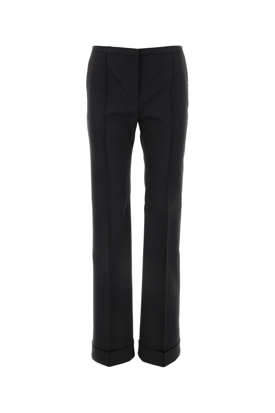 Slate stretch polyester blend pant