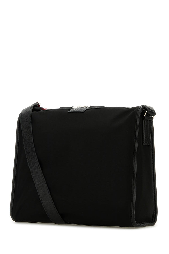 Black nylon Code crossbody bag