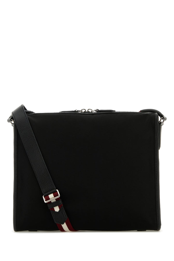 Black nylon Code crossbody bag