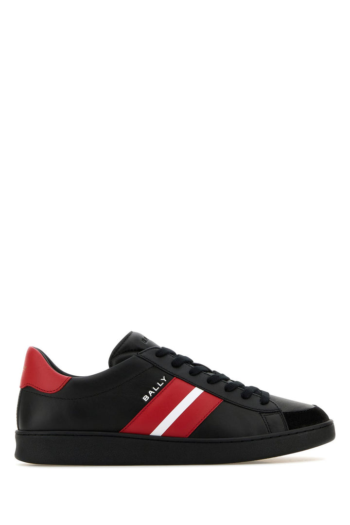 Black leather Thiago sneakers