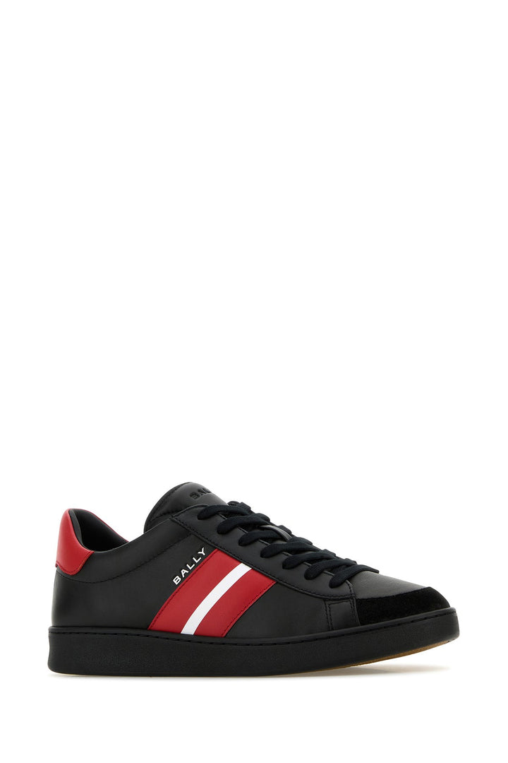 Black leather Thiago sneakers