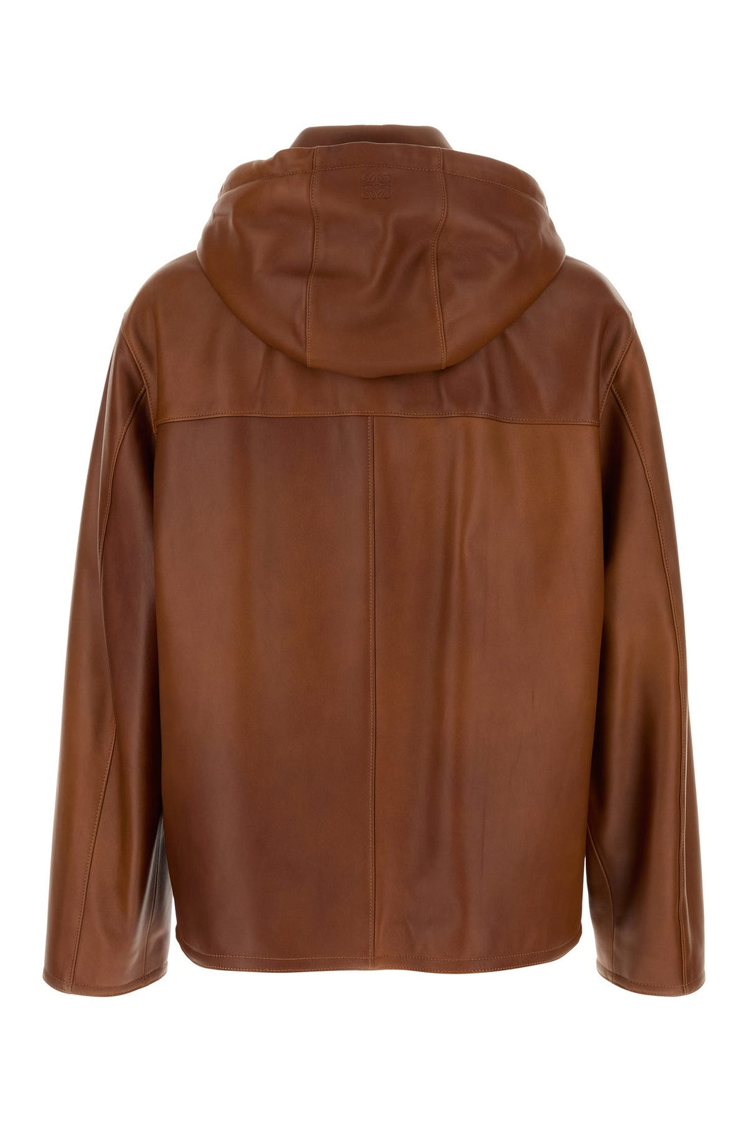 Caramel nappa leather jacket