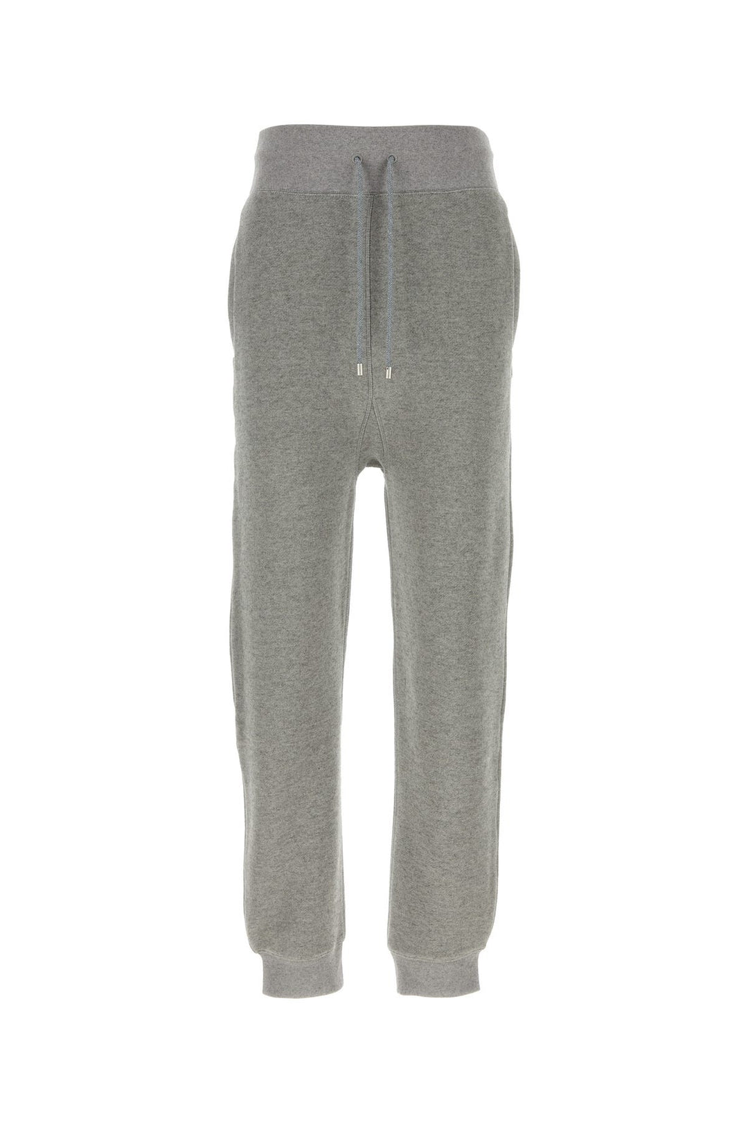 Grey cotton blend joggers