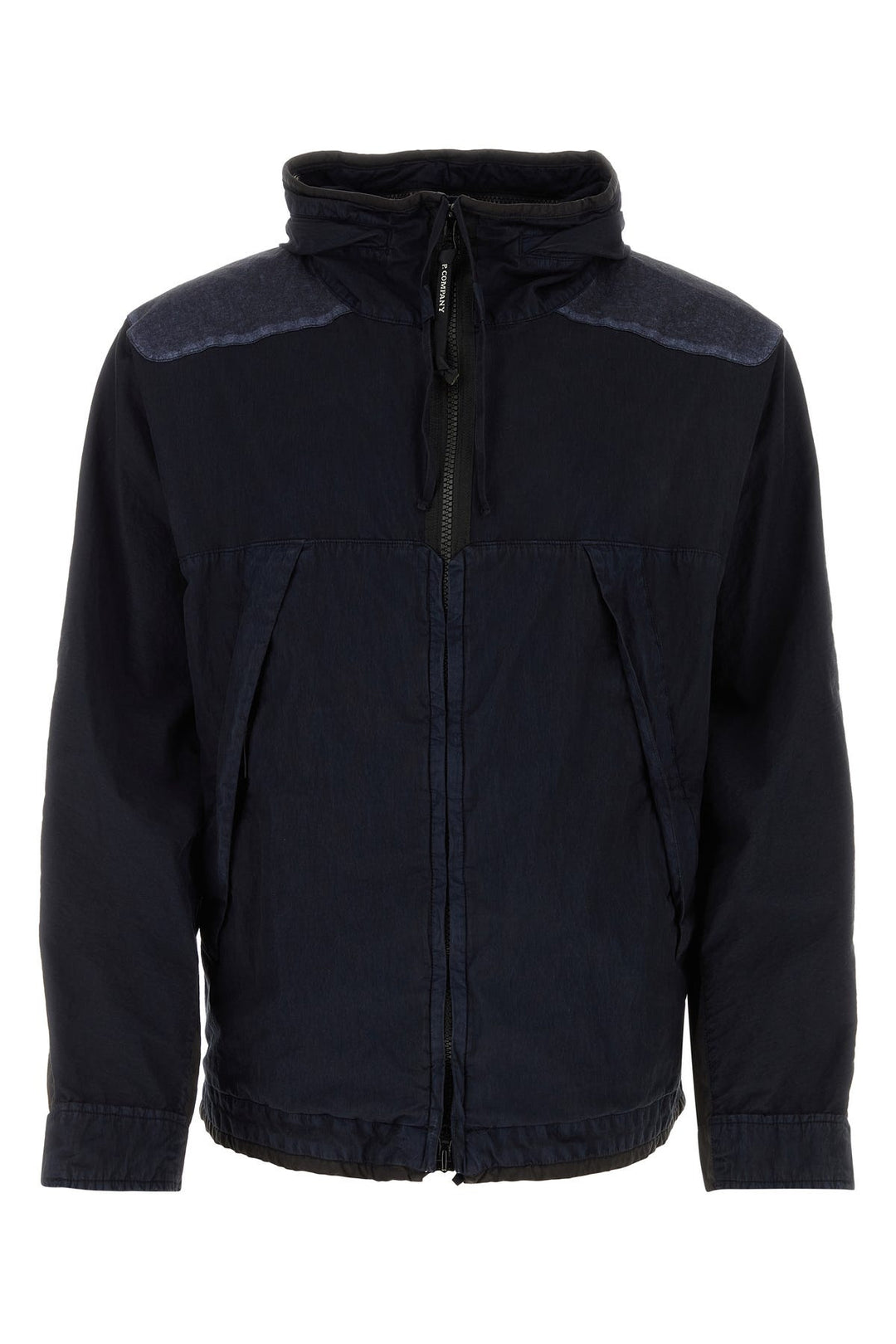 Midnight blue cotton blend jacket