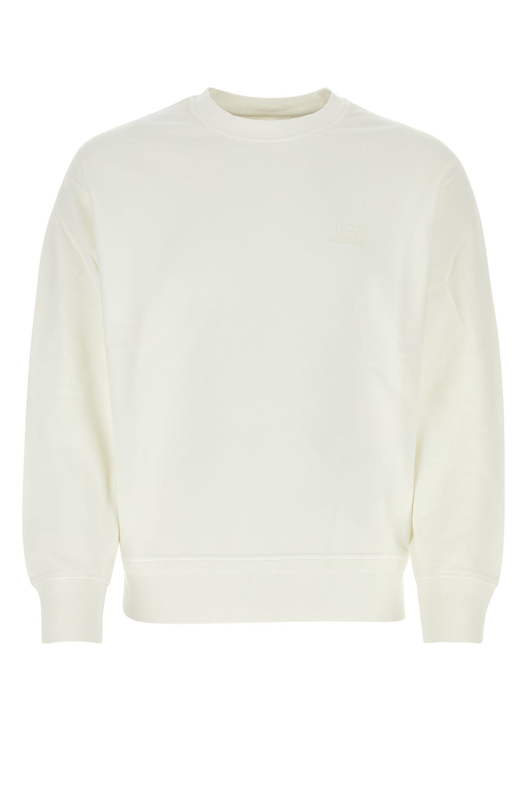 White cotton sweatshirt