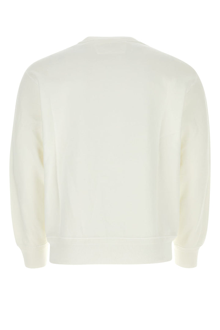 White cotton sweatshirt