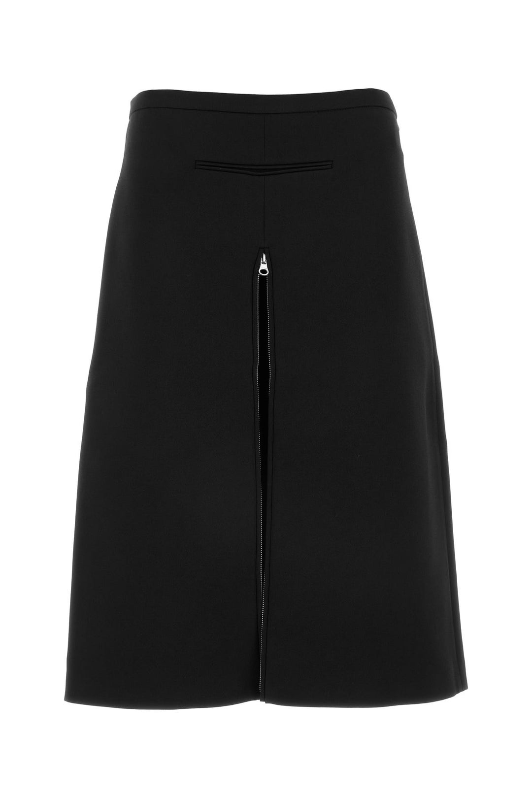 Black twill skirt