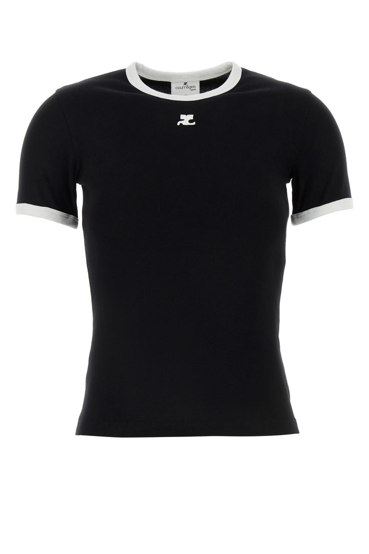 Black cotton t-shirt