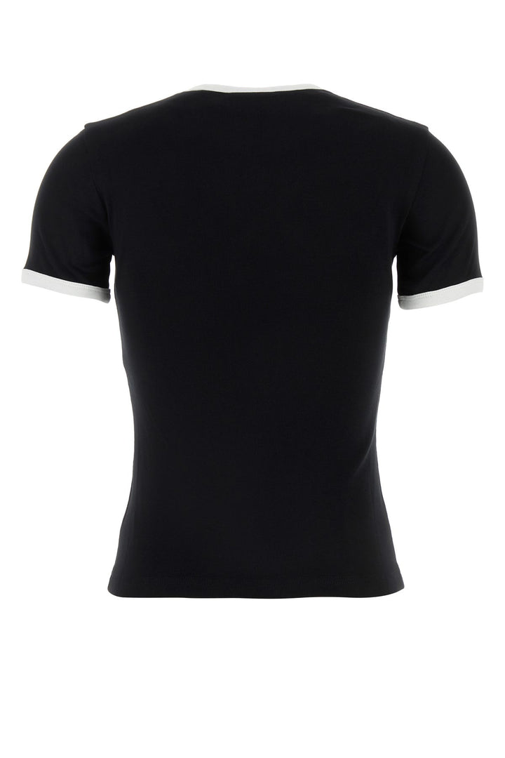 Black cotton t-shirt