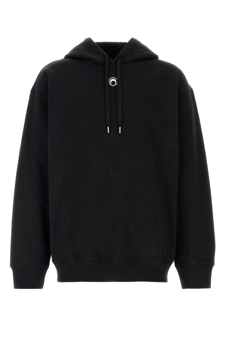 Black cotton sweatshirt