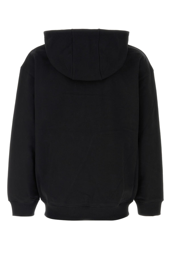 Black cotton sweatshirt