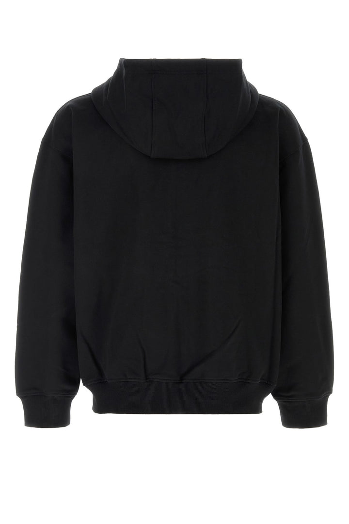 Black cotton sweatshirt