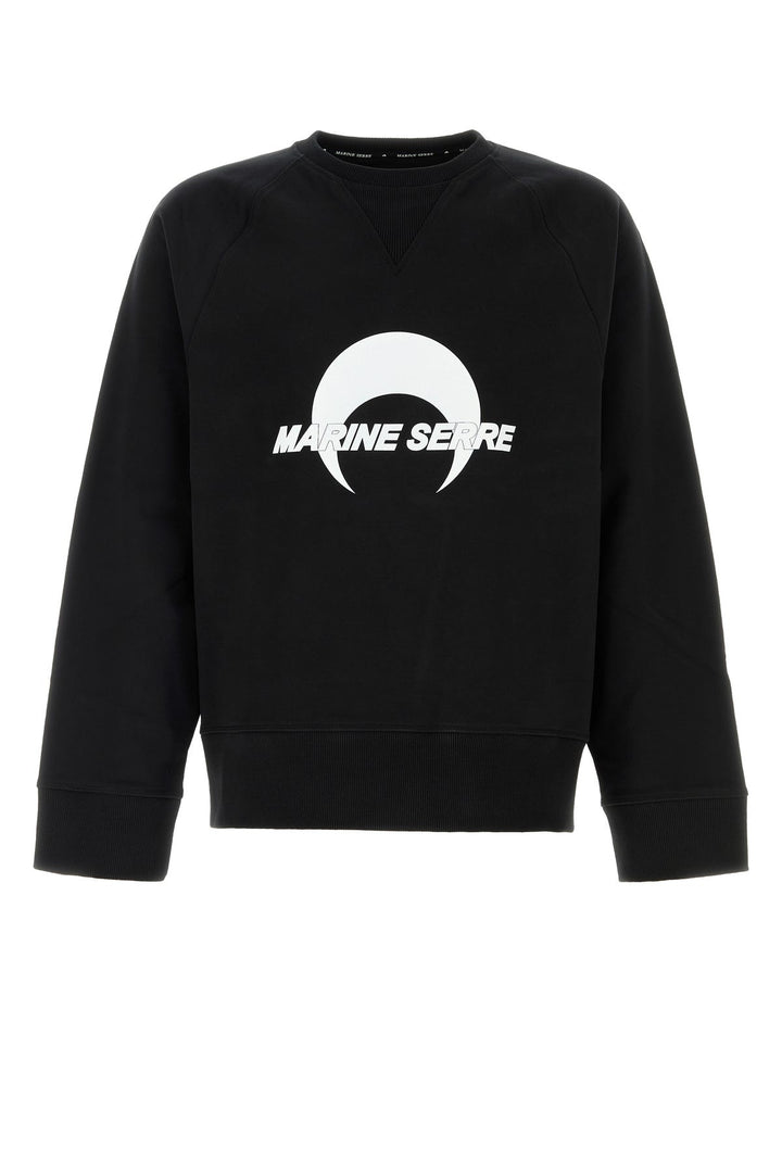 Black cotton sweatshirt