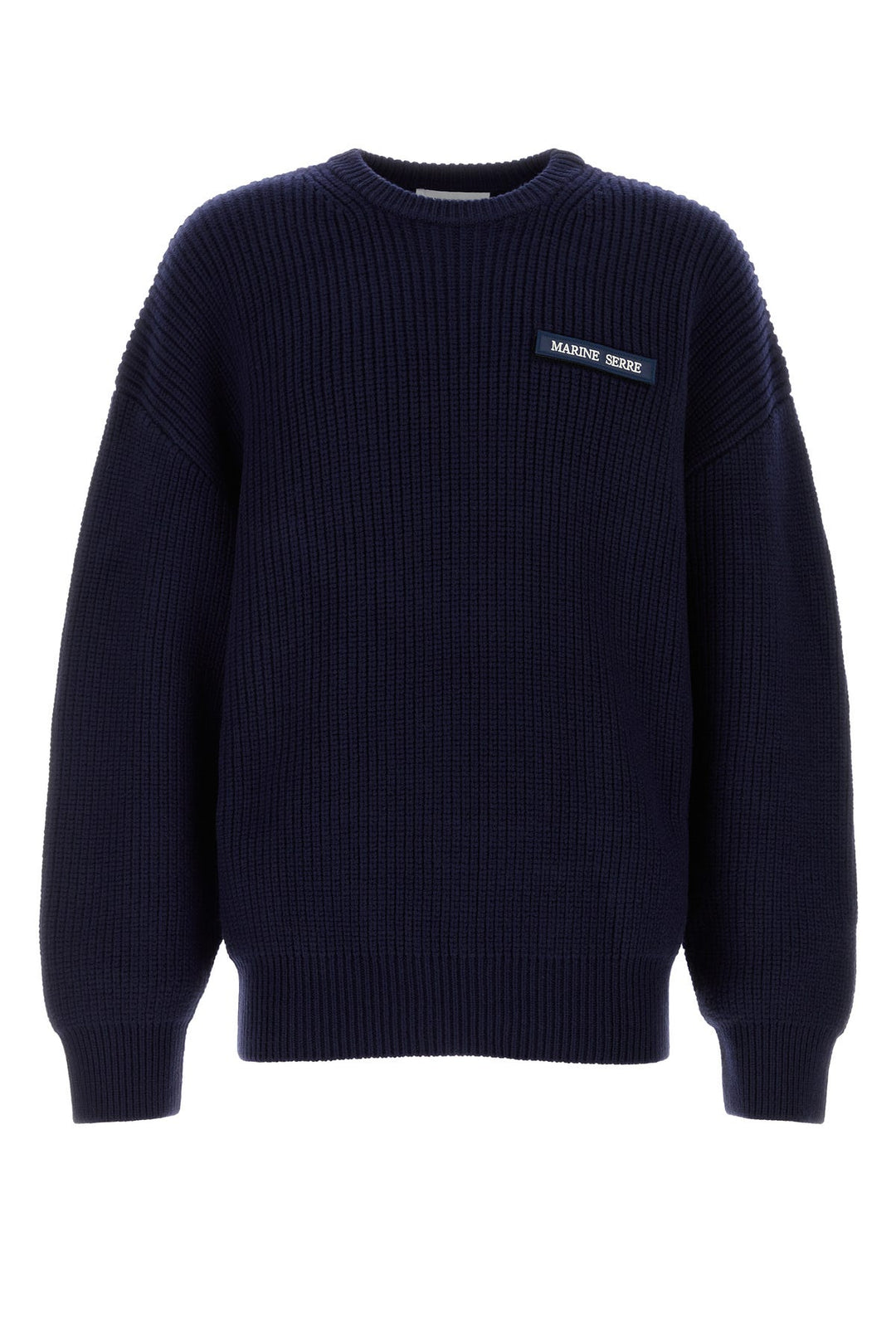 Navy blue wool sweater