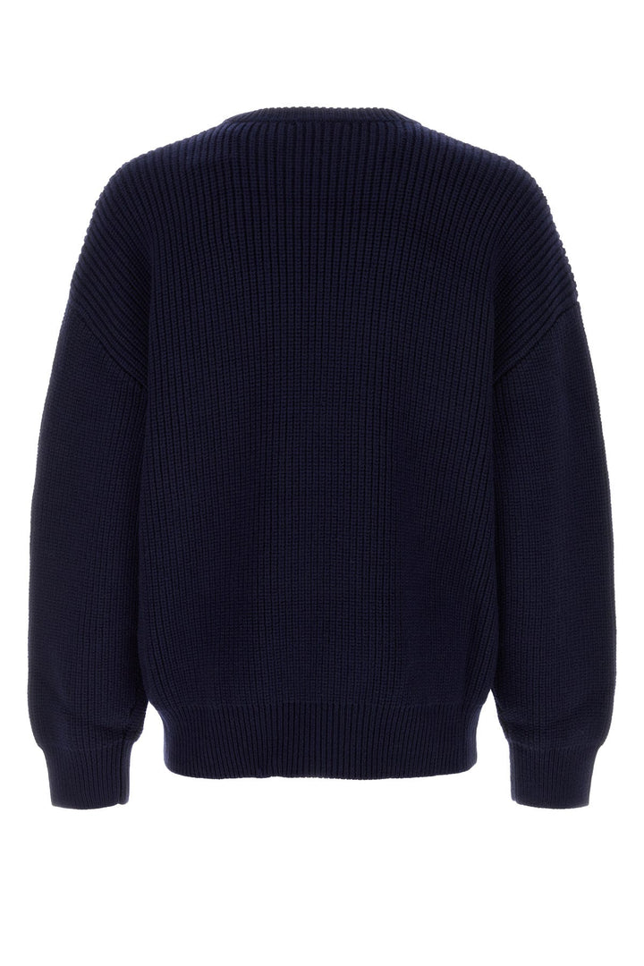 Navy blue wool sweater