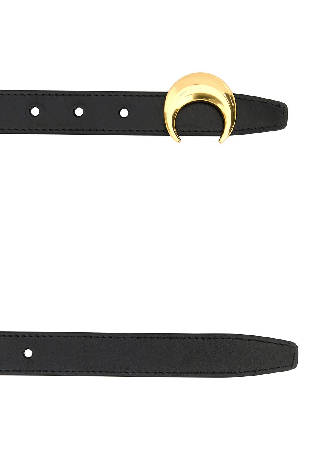 Black leather Moon belt