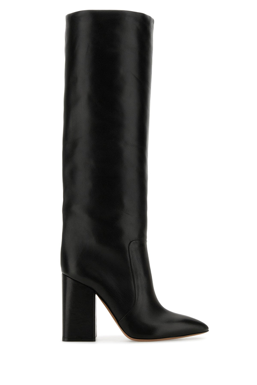 Black nappa leather Anja boots