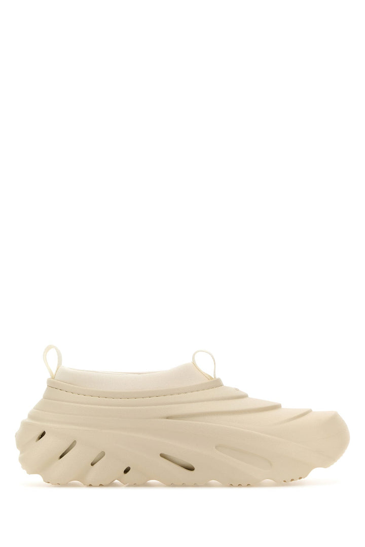 Ivory rubber Echo Storm slip ons