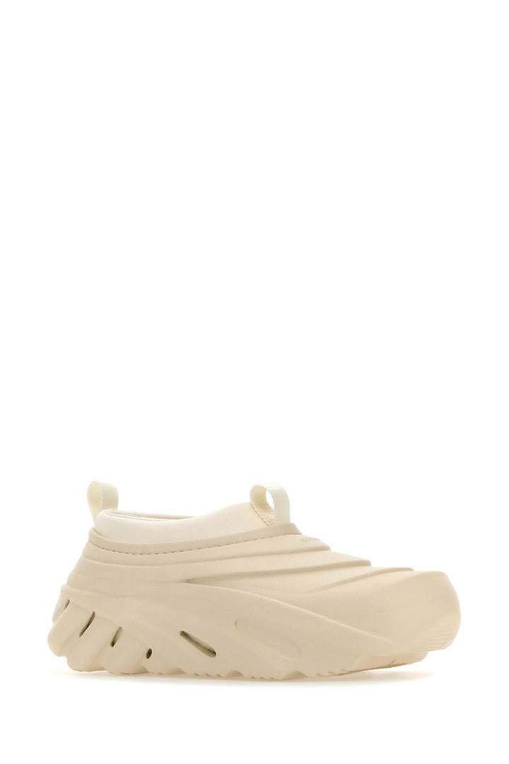 Ivory rubber Echo Storm slip ons