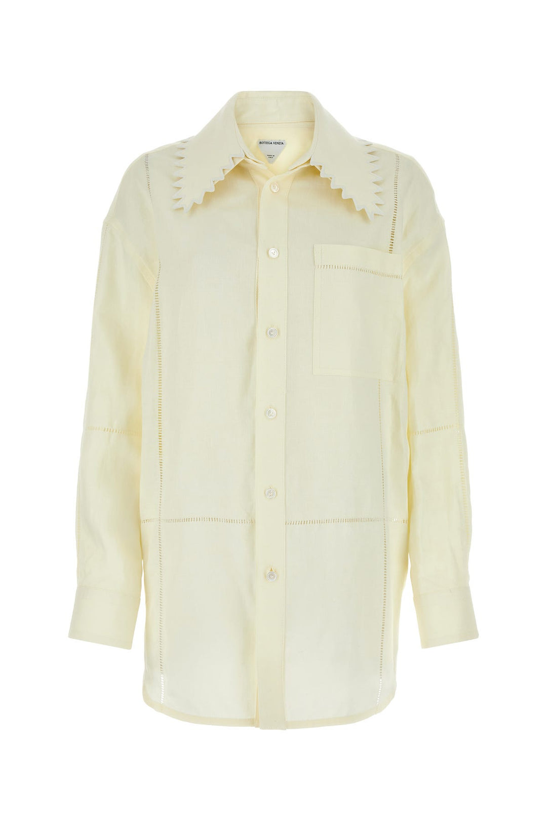 Cream linen shirt