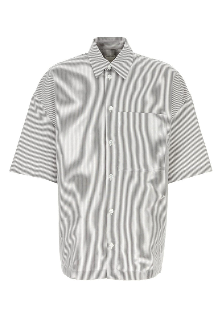 Embroidered poplin shirt