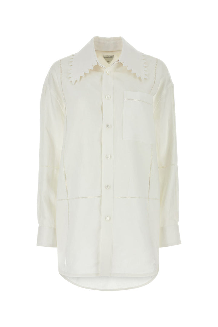 White linen shirt