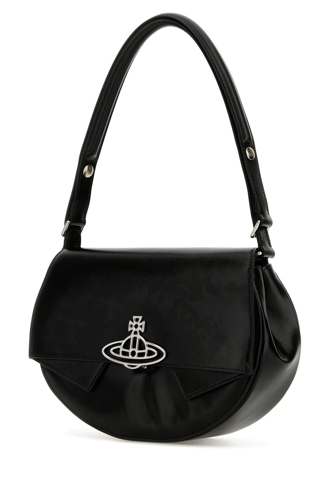 Black leather Sadie shoulder bag