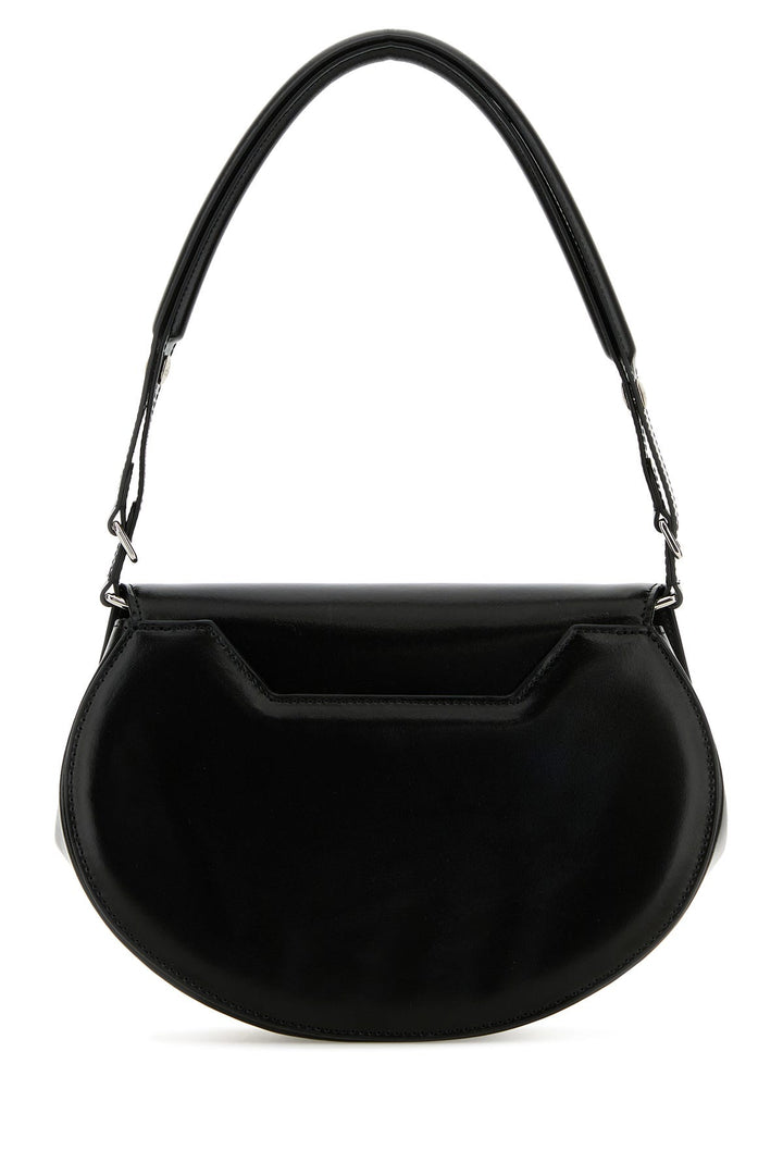 Black leather Sadie shoulder bag