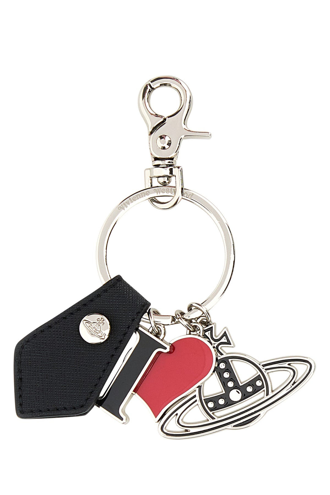 Multicolor metal keyring