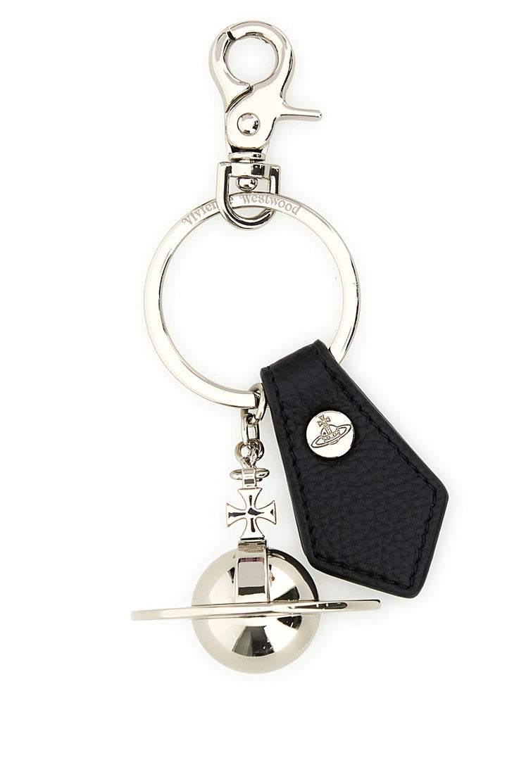 Silver metal keyring