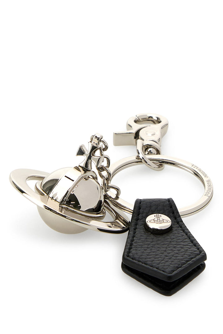 Silver metal keyring