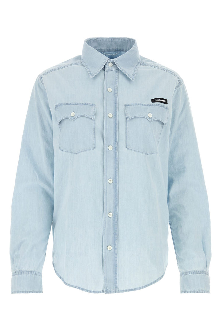 Light blue chambray shirt