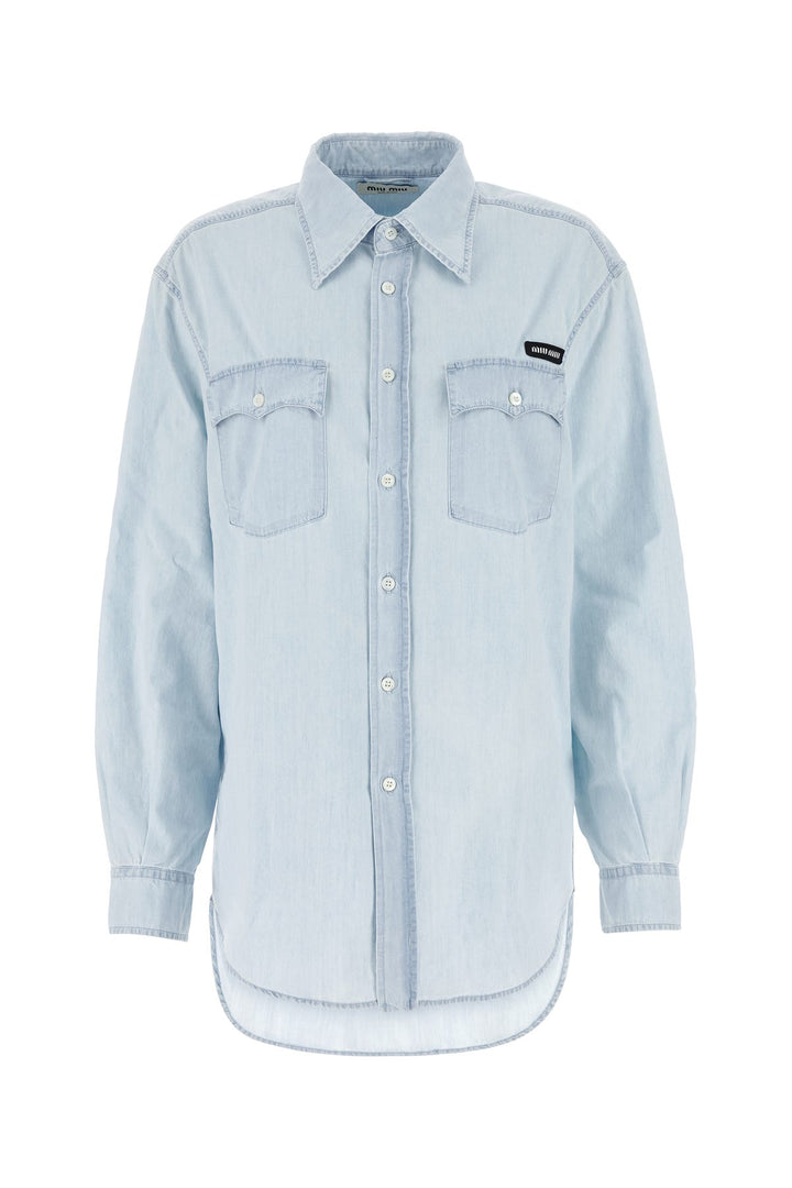 Light blue chambray shirt