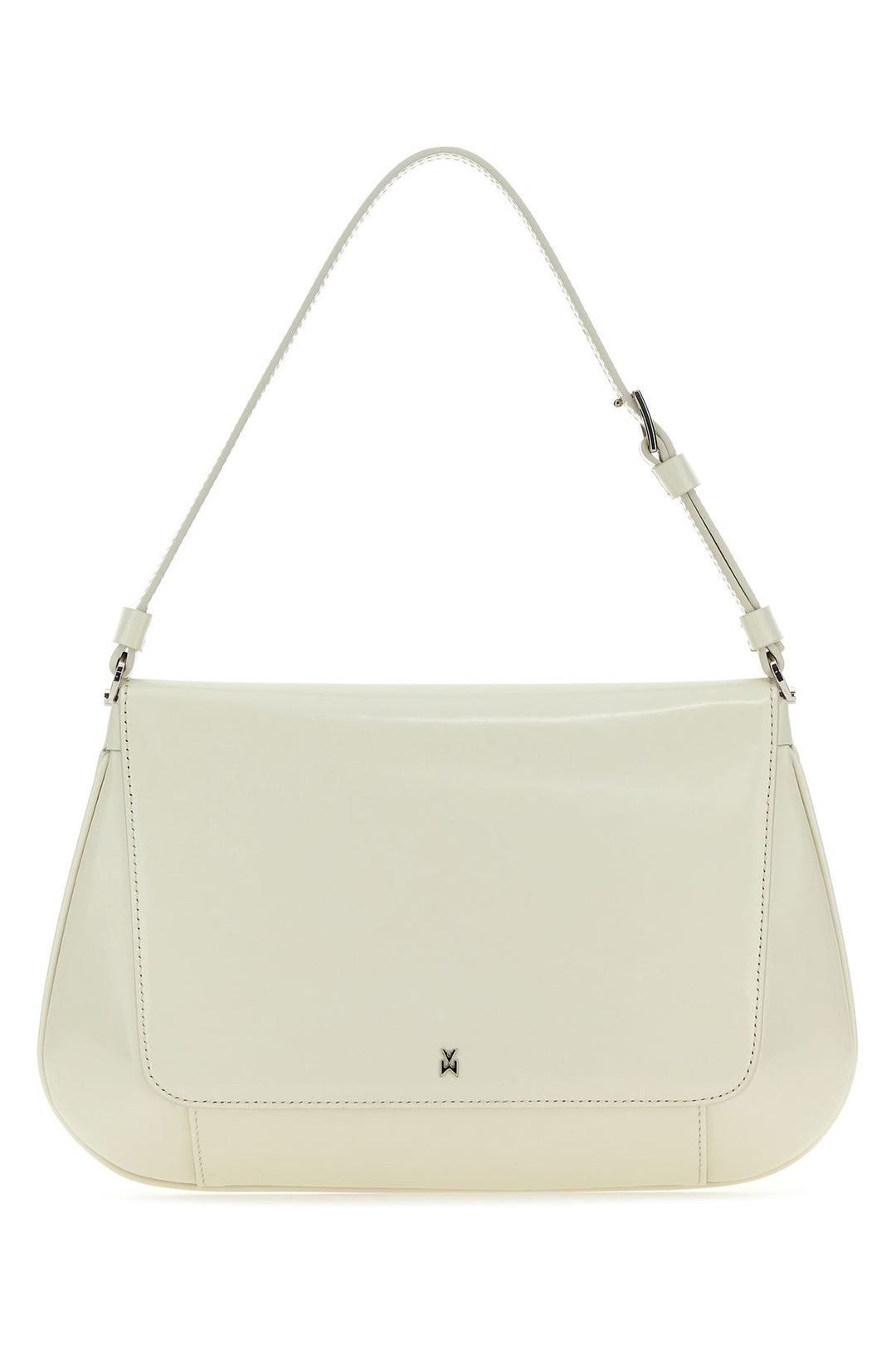 Ivory leather Ami shoulder bag